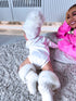 White, classic bodysuit for children